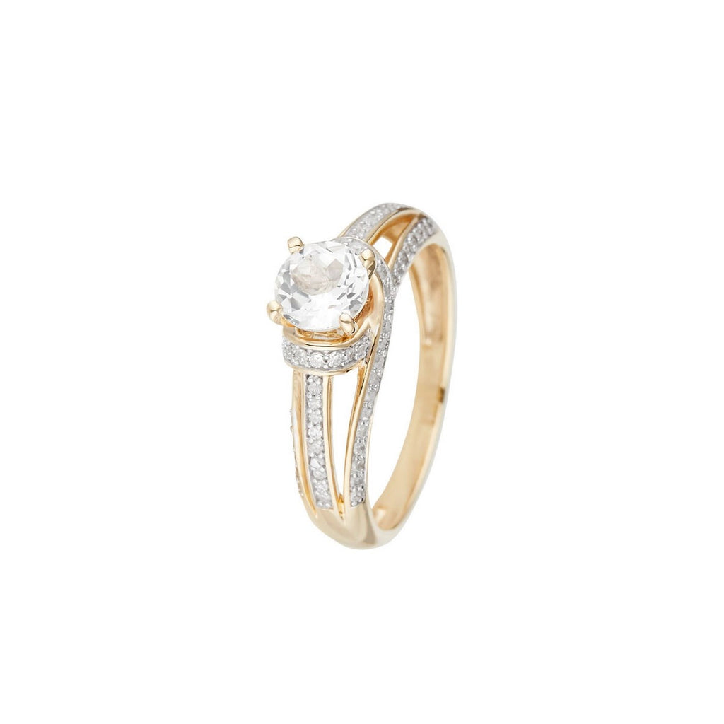 Anillo "Mackay" D 0,32/76 Wt 1,43/1 - Oro amarillo 375/1000
