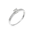 "Isisford" Ring D 0,12/25 - 375/1000 White Gold