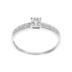"Isisford" Ring D 0,12/25 - 375/1000 White Gold
