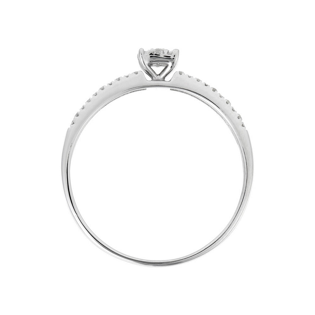 "Isisford" Ring D 0,12/25 - 375/1000 White Gold