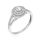 "Darwin" Ring D 0,33/94 Wt 0,25/1 - 375/1000 White Gold