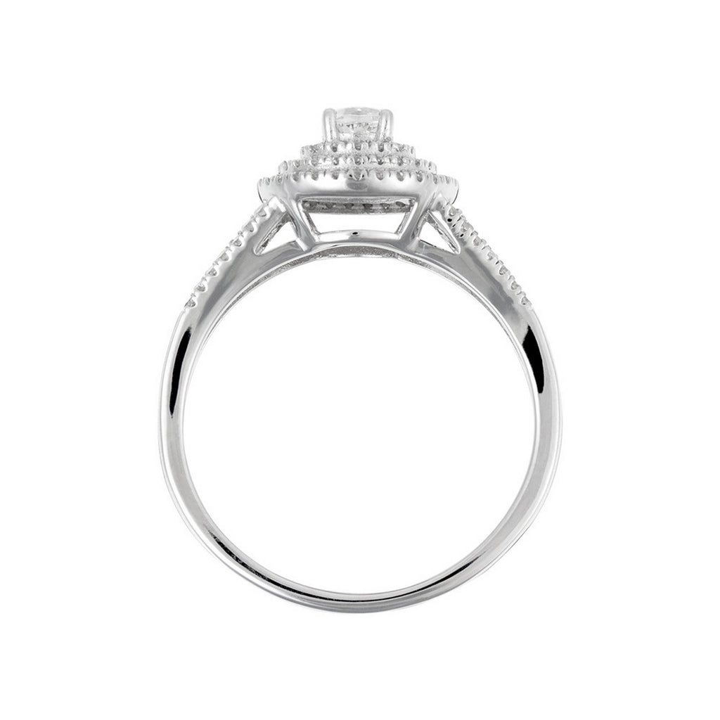 "Darwin" Ring D 0,33/94 Wt 0,25/1 - 375/1000 White Gold