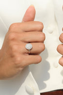 Bague "Geelong" D 0,44/54 - Or Blanc 375/1000