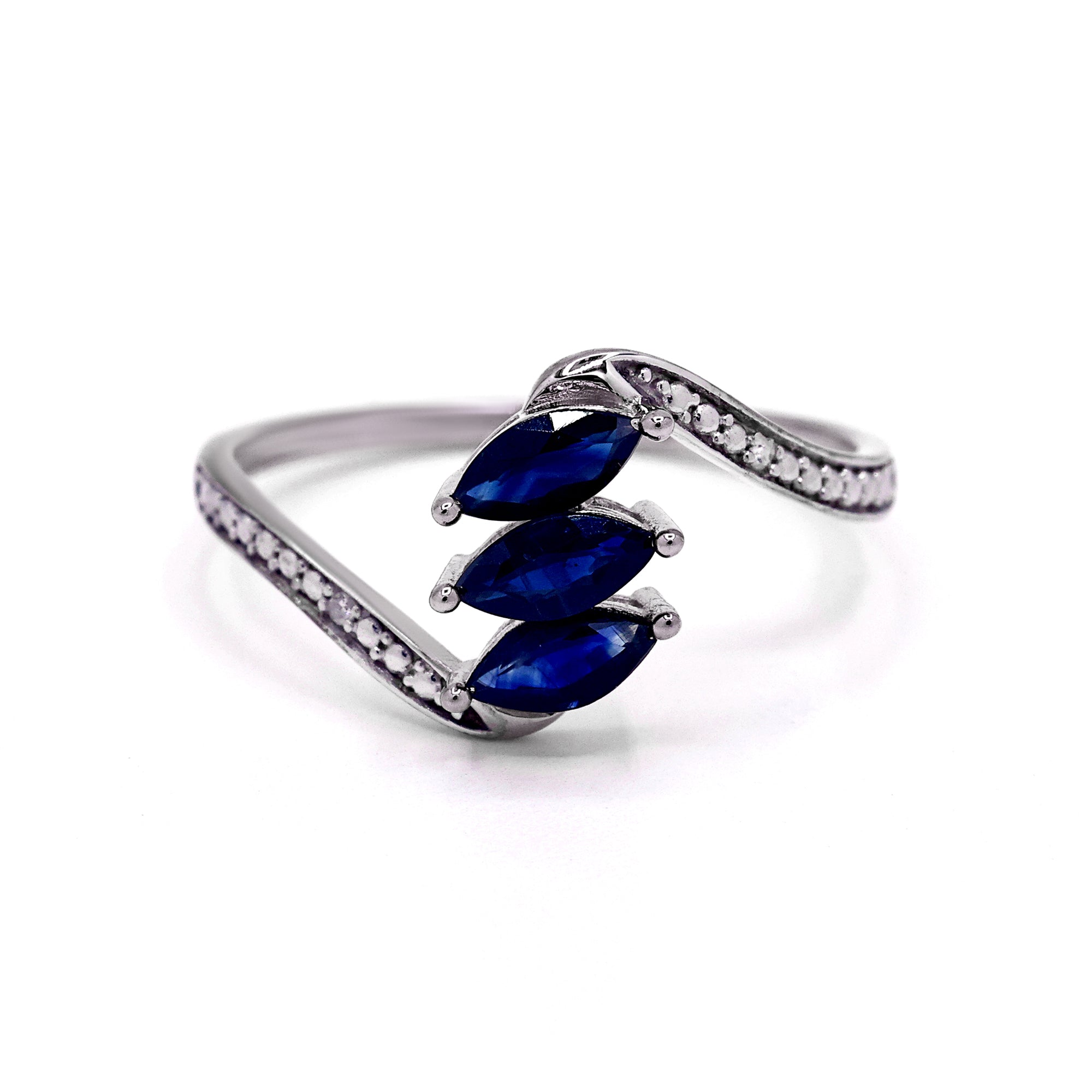 Bague "Lueur D'Étoile" D0,007/2; Sa0,792/3