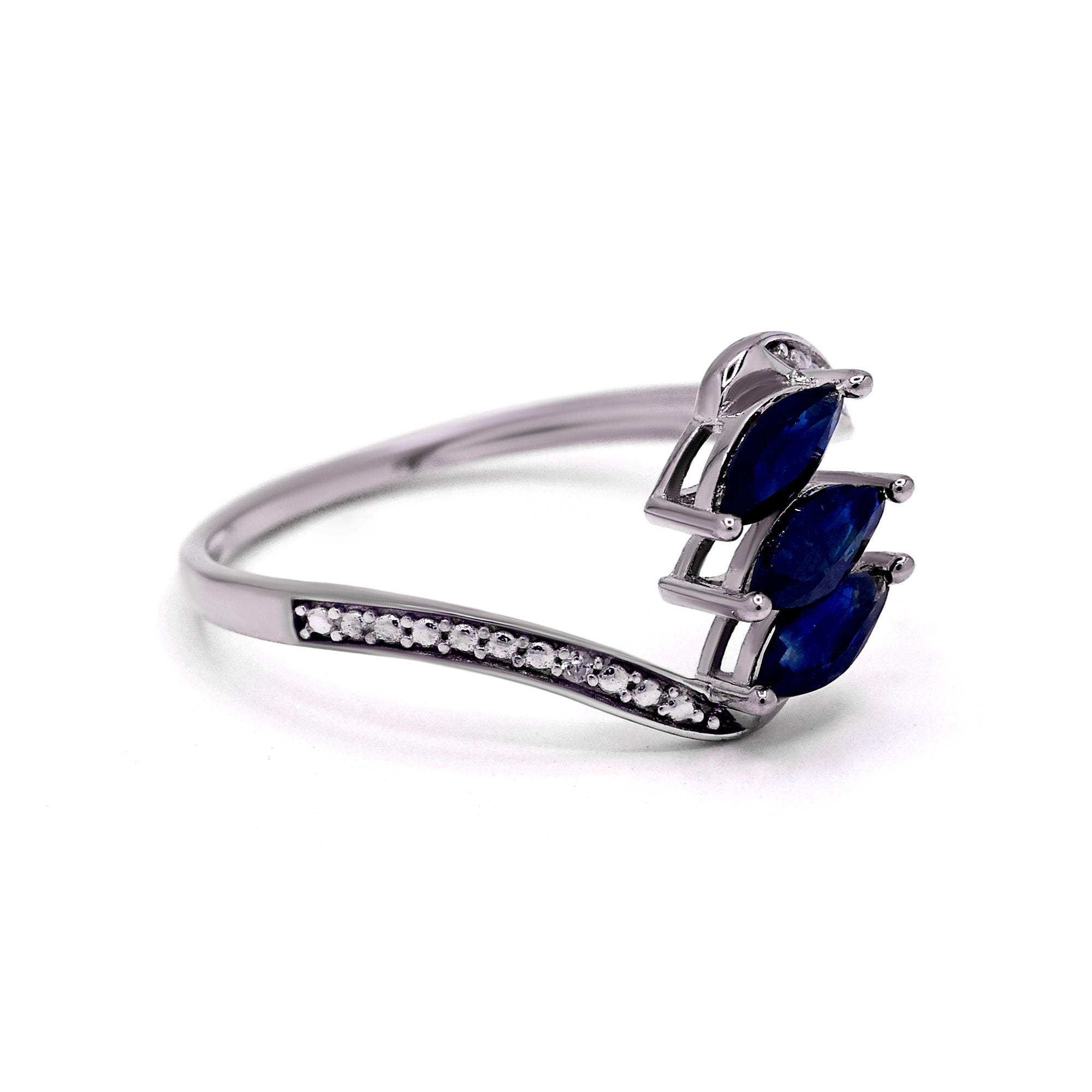 Bague "Lueur D'Étoile" D0,007/2; Sa0,792/3