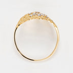 "Dentelle" Ring D0.06/11 - 9ct Yellow Gold