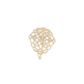 Bague "Dentelle" Diamants 0,06/11 - Or Jaune 375/1000
