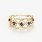 "Amoro" Ring S0.82/5 - 375/1000 Yellow Gold