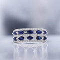 Bague "Doux Rêve" Diamants 0,06/18 Sa1,33/10 - Or Blanc 375/1000