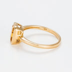 Anillo Citrino "Classy" 1.86/1 - Oro amarillo 375/1000