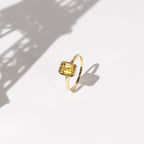 Anillo Citrino "Classy" 1.86/1 - Oro amarillo 375/1000