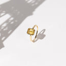 Bague "Classy" Citrine 1,86/1 - Or Jaune 375/1000