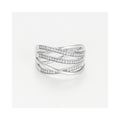 Bague "Nos Chemins" Diamants 0,19/53 - Or Blanc 375/1000