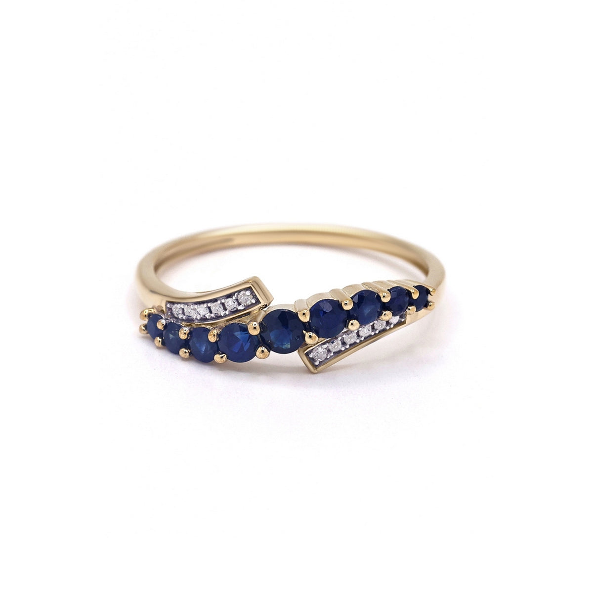 Anello "Magia" D0,007/2; Sa0,6412/9 - Oro giallo 375/1000