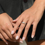 Bague "Passion" D0,076/12; Wt2,365/3 - Or Jaune 375/1000