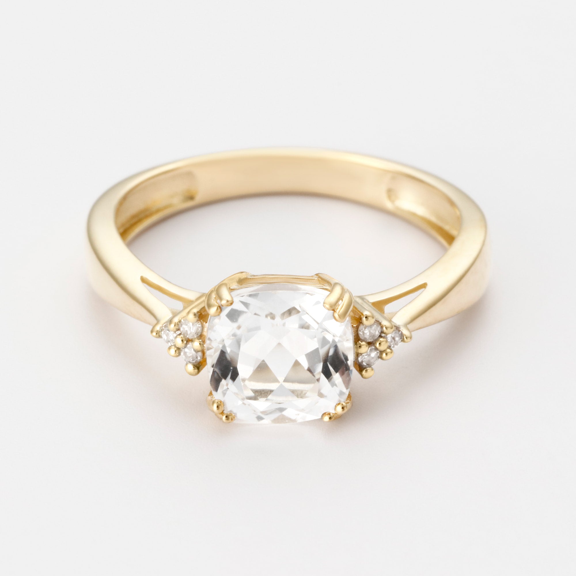Bague "Sérénade" Diamants 0,038/6; Wt2,65/1 - Or Jaune 375/1000