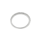 Bague "Alliance Délice" Diamants 0,16/20 - Or Blanc 375/1000