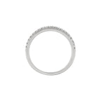 Bague "Alliance Délice" Diamants 0,16/20 - Or Blanc 375/1000
