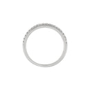 Bague "Alliance Délice" Diamants 0,16/20 - Or Blanc 375/1000