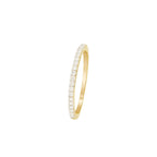 Anillo "Alliance Délice" Diamantes 0.16/20 - Oro amarillo 375/1000