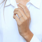 Anillo "Alliance Délice" Diamantes 0.16/20 - Oro amarillo 375/1000