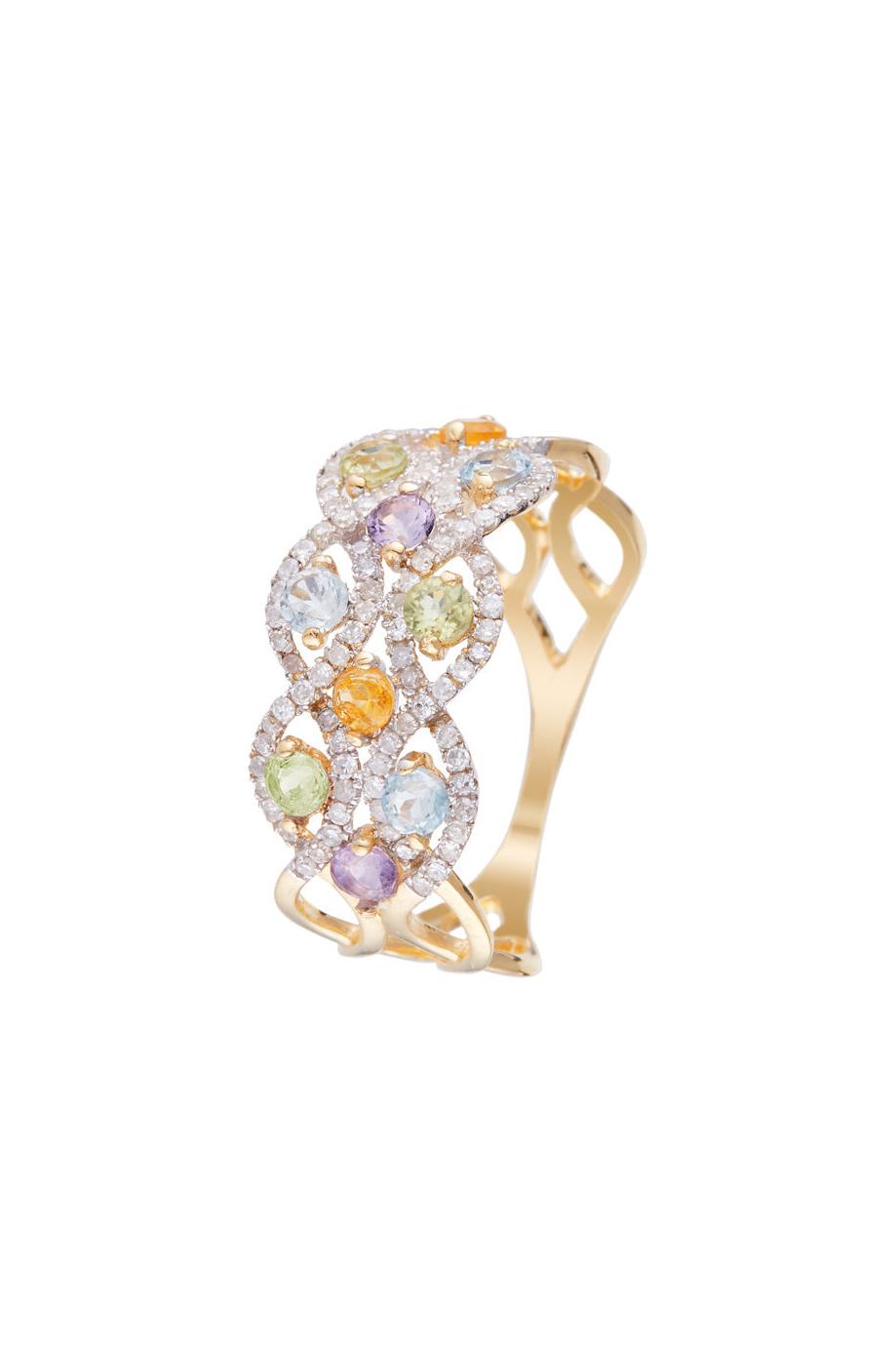 Anillo “Color Pop” D0.32/100-Pér0.3/3-Top0.3/3-Ame0.18/2-Cit0.17/2
