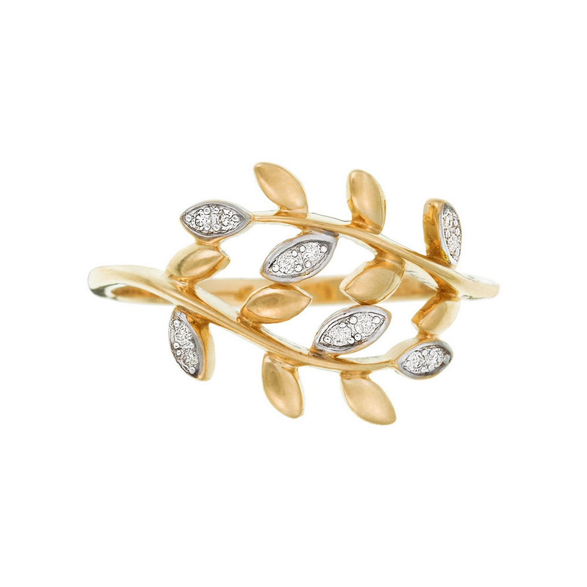 "Sanya" Ring D 0.066/12 - 375/1000 Yellow Gold