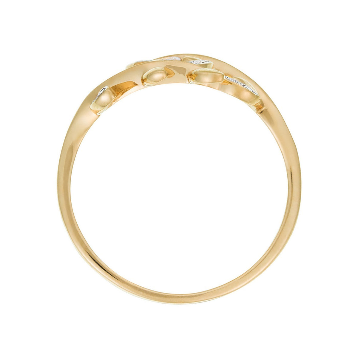 "Sanya" Ring D 0.066/12 - 375/1000 Yellow Gold