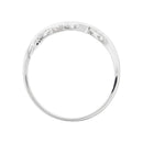 Bague "Yilana" D 0,063/10 - Or Blanc 375/1000