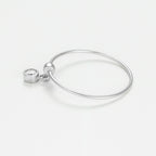 Anillo "Binja" D 0.068/1 - Oro blanco 375/1000