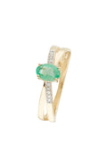 Anillo "Ambi" D 0,035/10  Esmeralda 0,605/1