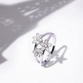 Bague "Serena" D 0,173/20 - Or Blanc 375/1000