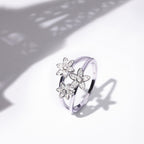 Bague "Serena" D 0,173/20 - Or Blanc 375/1000