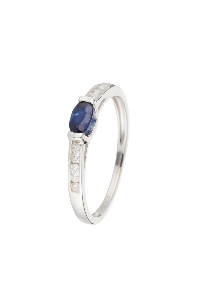 Bague "Ganma" D 0,0105/10  Saphir 0,35/1