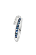 Bague "Lanis" D 0,044/8  Saphir 0,8/8