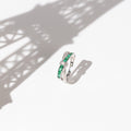 "Starky" Ring D 0,045/10 Emerald 0,045/10 - 375/1000 White Gold