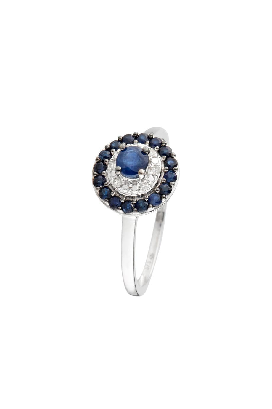 Anillo “Talia” D 0,033/6 Zafiro 0,54/17