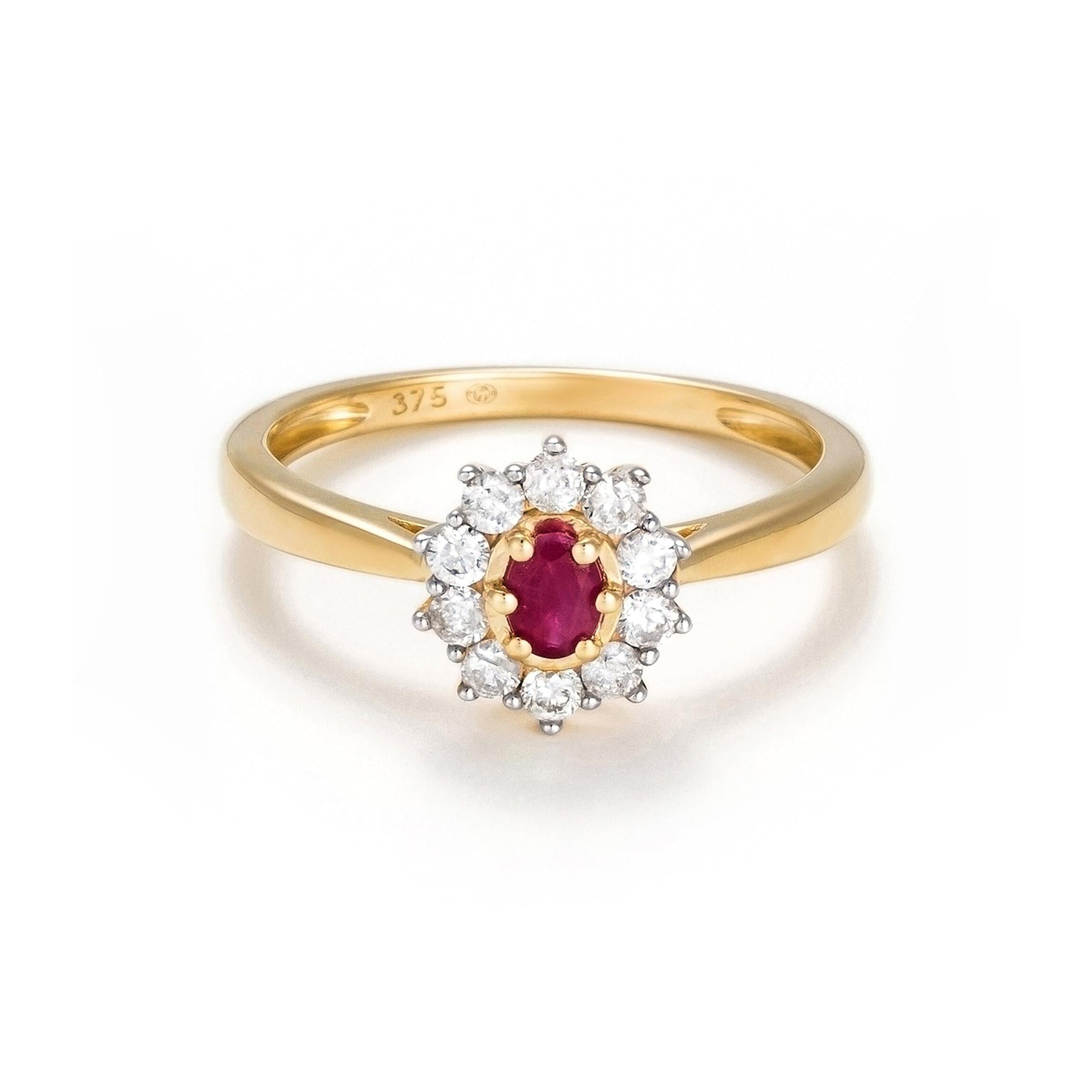 Bague "Joal" D0,26/10 Rubis 0,25/1