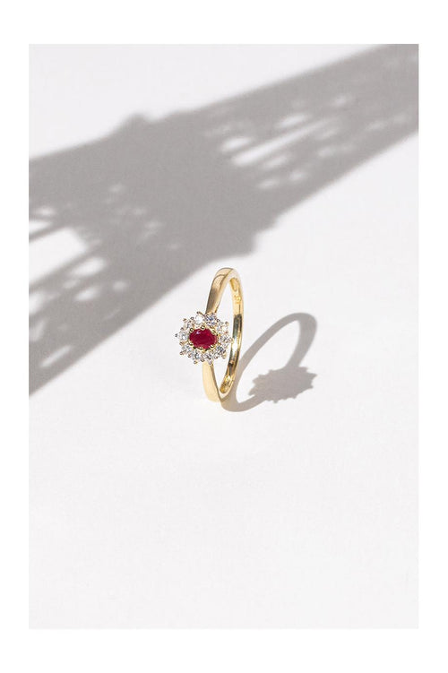 Anillo “Joal” D0.26/10 Rubí 0.25/1