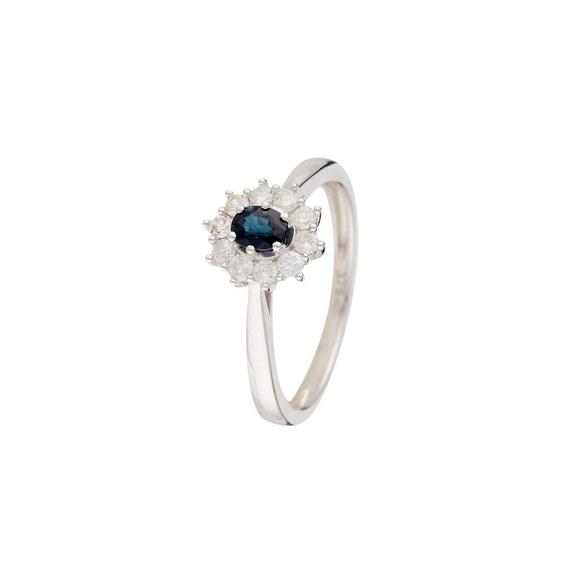 Bague "Fleur De Saison" D0,260 ; S0,260 - Or Blanc 375/1000