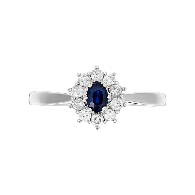 Bague "Fleur De Saison" D0,260 ; S0,260 - Or Blanc 375/1000