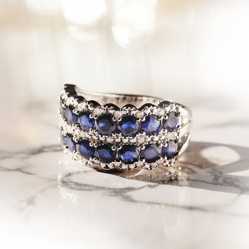 Bague "Salma" D 0,11/20  Saphir 2,88/16