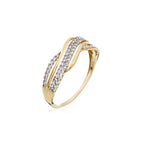 Anillo "Ara" D 0,27/60 - Oro amarillo 375/1000
