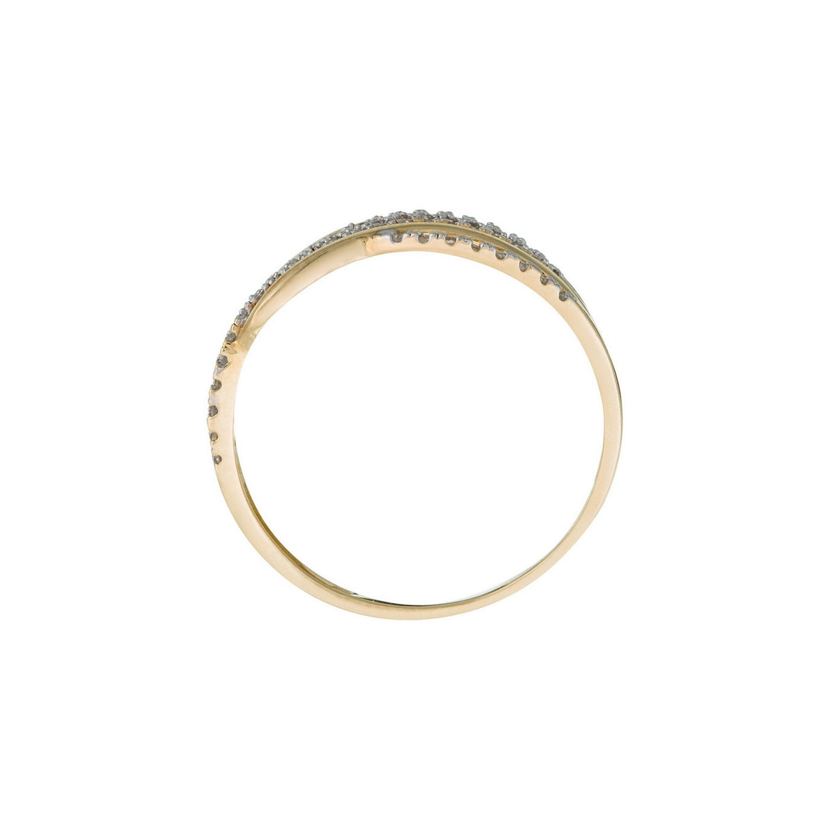 Anillo "Ara" D 0,27/60 - Oro amarillo 375/1000