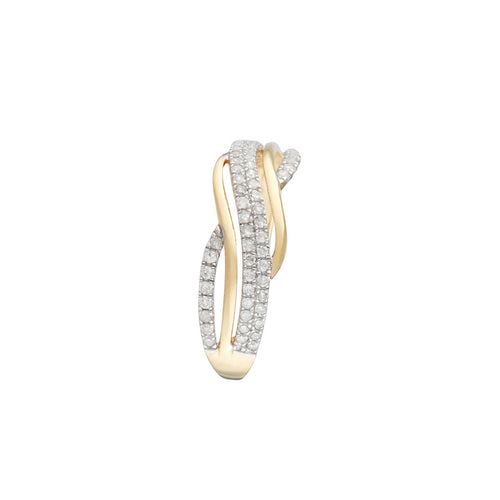 Bague "Ara" D 0,27/60 - Or Jaune 375/1000