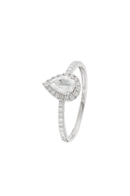 Bague "Pescara" D 0,202/32 White Topaze 0,825/1