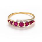 Bague "Bran" D 0,08/24  Rubis 1,05/7