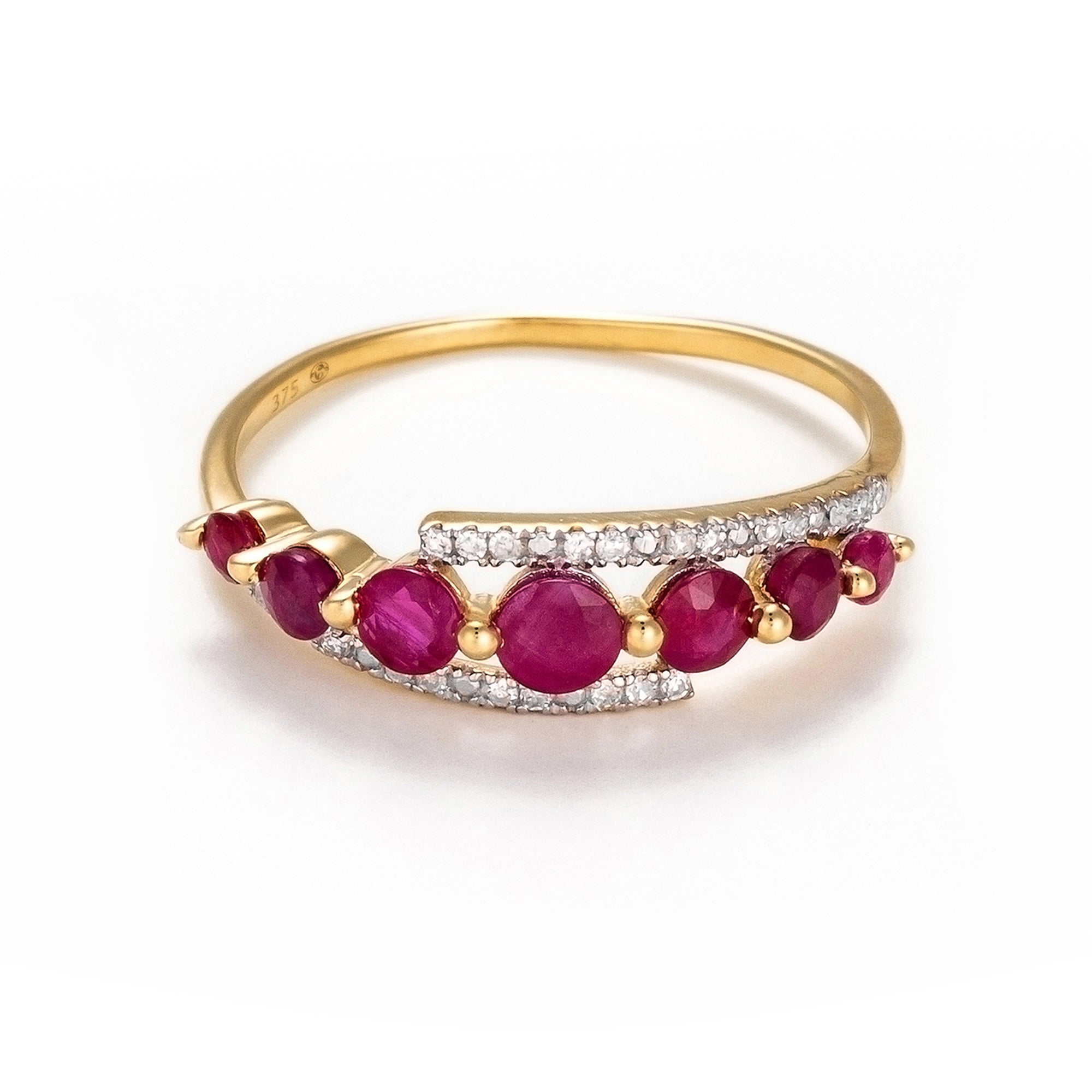 “Bran” ring D 0.08/24 Ruby 1.05/7