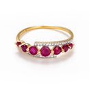 Bague "Bran" D 0,08/24  Rubis 1,05/7