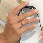 Bague "Bran" D 0,08/24  Rubis 1,05/7